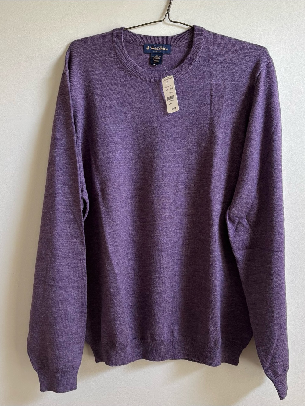 Brooks Brothers Purple Crewneck Sweater